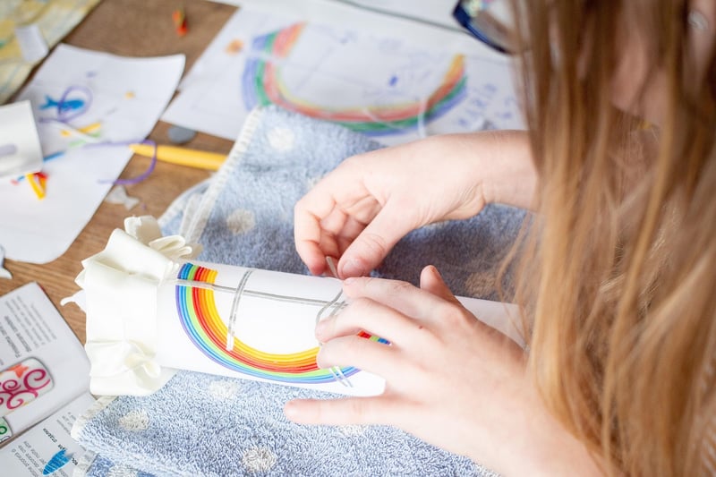 Crafting with recyclables